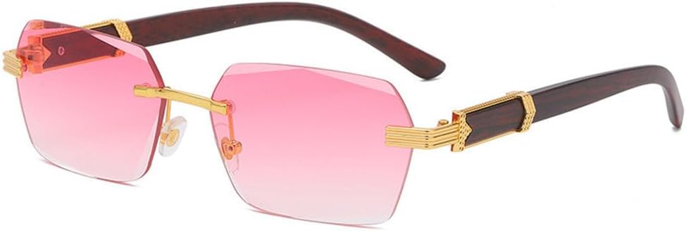 Стильные солнцезащитные очки без оправы с дужками под дерево для мужчин и женщин. Солнцезащитные очки для путешествий на открытом воздухе и уличного стиля с защитой от УФ-излучения PRSTNN, Gold Pink
Стильные солнцезащитные очки без оправы с дужками под дерево для мужчин и женщин. Солнцезащитные очки для путешествий на открытом воздухе и уличного стиля с защитой от УФ-излучения PRSTNN, Gold Pink