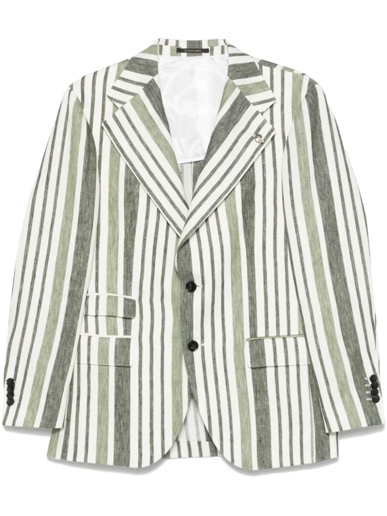 Полосатый блейзер Gabriele Pasini, зеленый
Полосатый блейзер Gabriele Pasini, зеленый