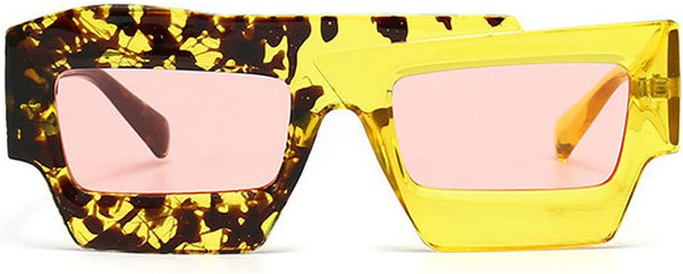 Солнцезащитные очки COTIA Fashion неправильной квадратной формы для женщин, ретро-стиль, двухцветные, с защитой от УФ-излучения UV400, для мужчин, фиолетовые и розовые, Yellow
Солнцезащитные очки COTIA Fashion неправильной квадратной формы для женщин, ретро-стиль, двухцветные, с защитой от УФ-излучения UV400, для мужчин, фиолетовые и розовые, Yellow