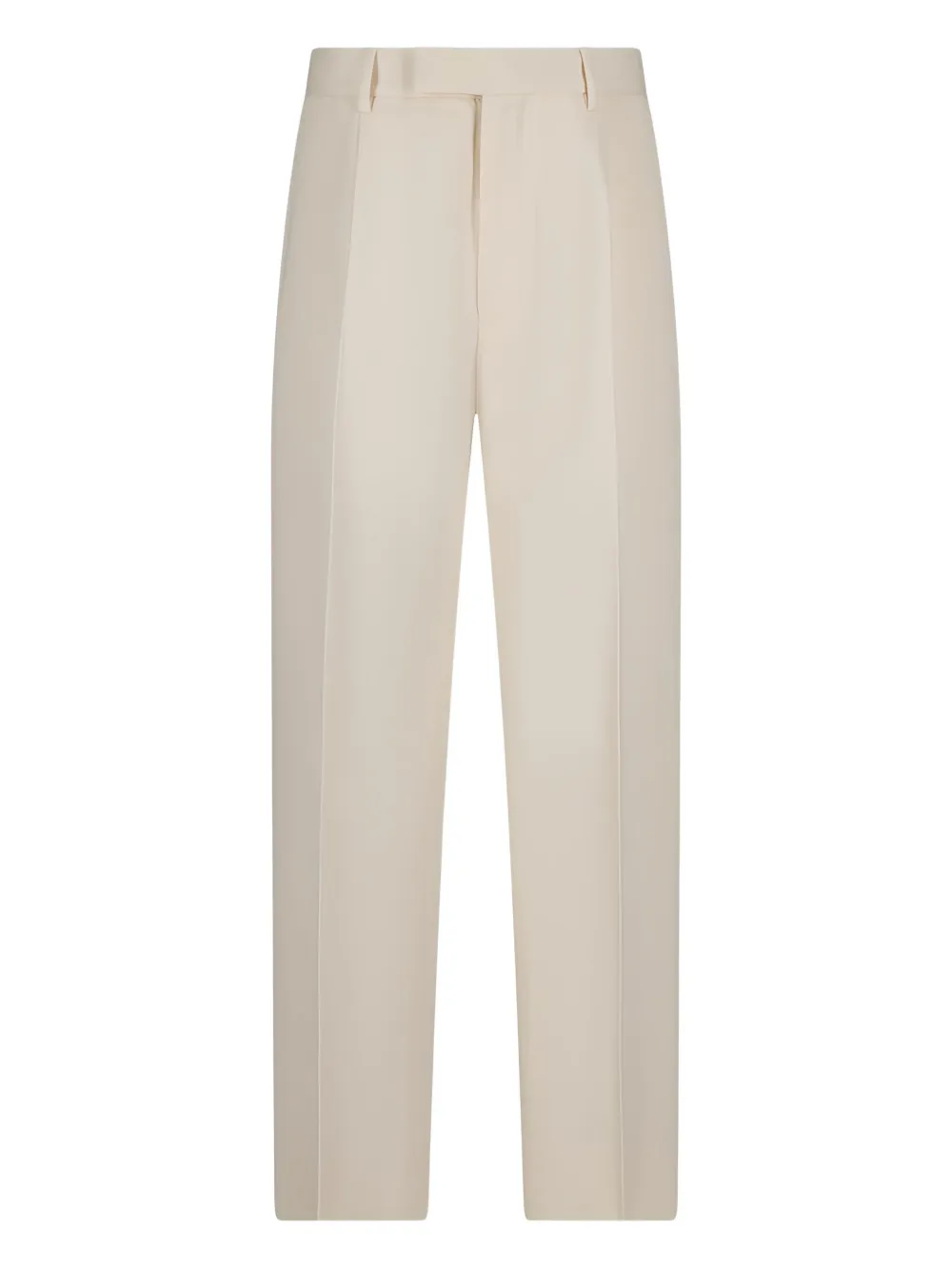 Брюки с карманами и складками Zegna, белый 
Брюки с карманами и складками Zegna, белый