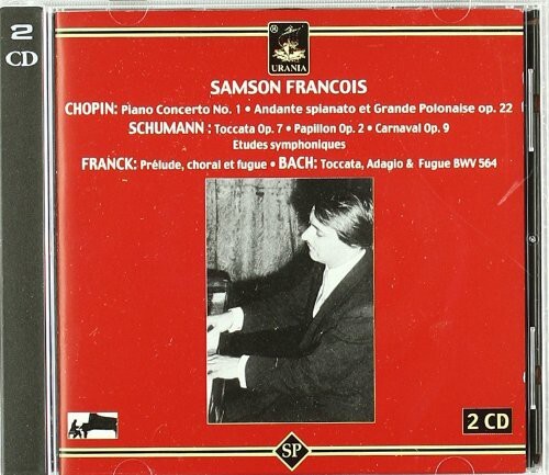 CD диск Chopin / Bach / Franck / Schumann / Francois: Piano Cto 1 
CD диск Chopin / Bach / Franck / Schumann / Francois: Piano Cto 1