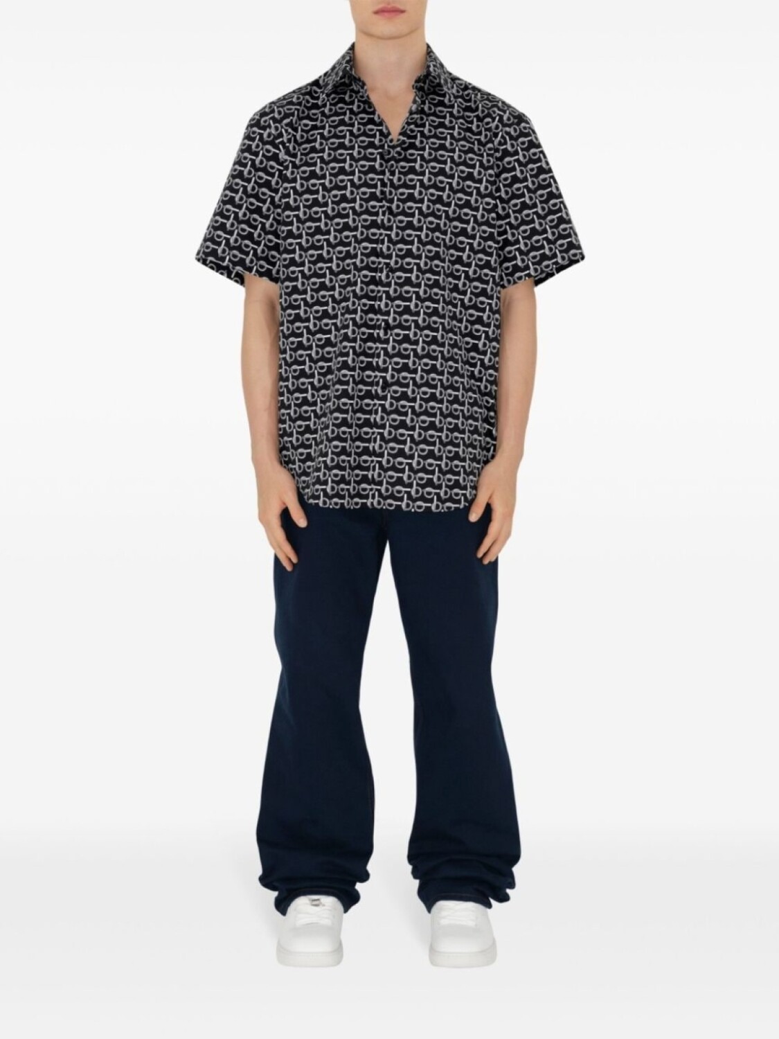 Рубашка с логотипом B Burberry, серебристый
Рубашка с логотипом B Burberry, серебристый