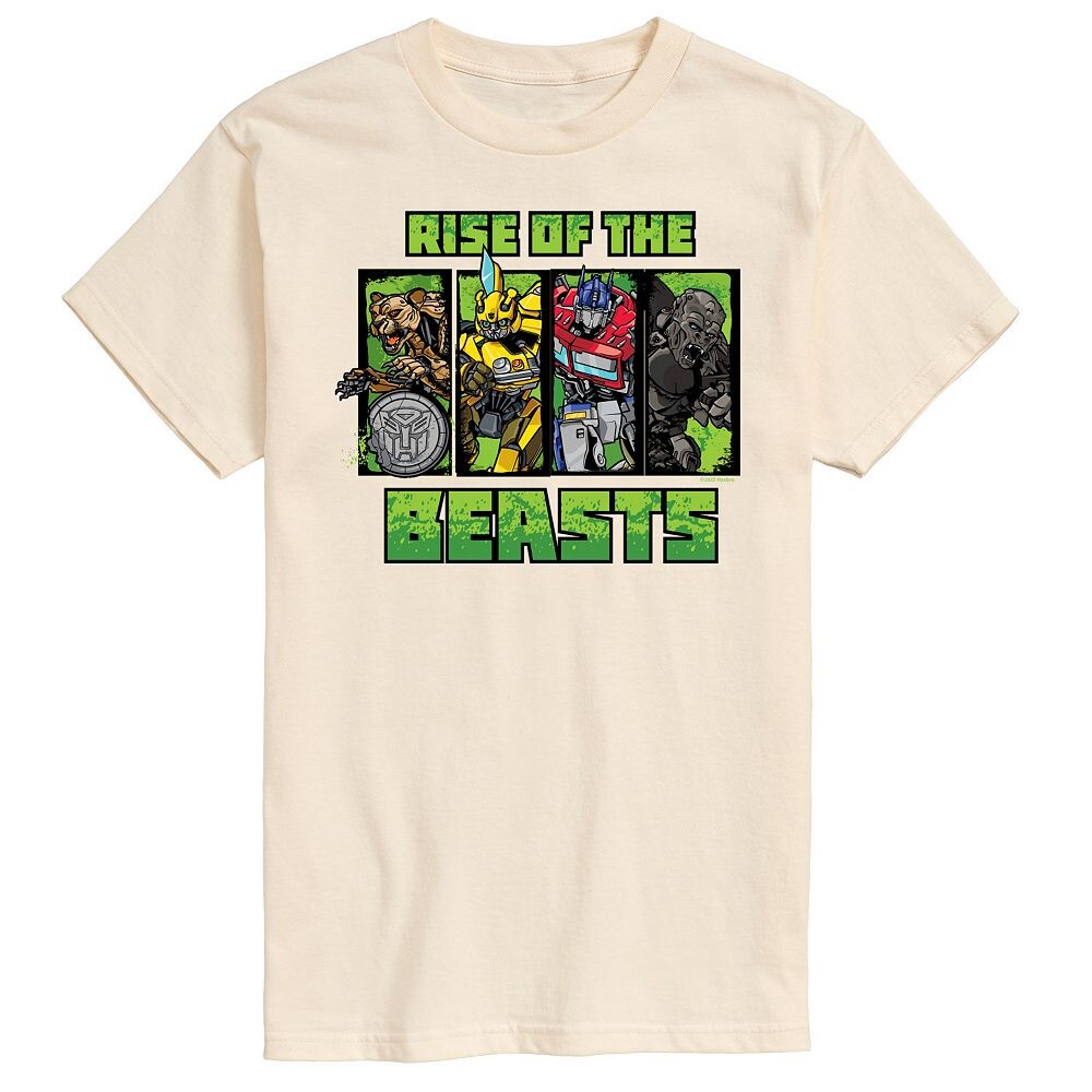 Мужская футболка с рисунком Transformers Rise Of The Beasts Licensed Character, бежевый
Мужская футболка с рисунком Transformers Rise Of The Beasts Licensed Character, бежевый