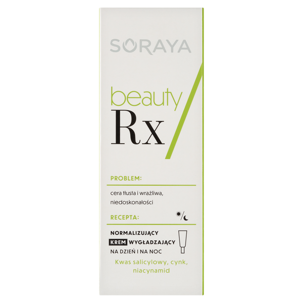 Нормализующий разглаживающий крем для лица дневной и ночной, 50 мл Soraya Beauty rx
Нормализующий разглаживающий крем для лица дневной и ночной, 50 мл Soraya Beauty rx