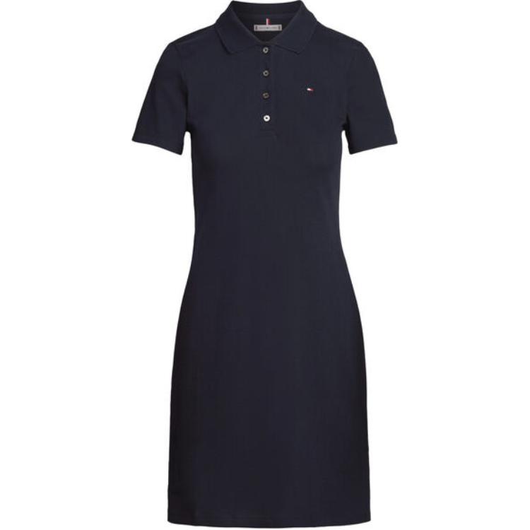 Tommy Hilfiger Женское синее платье с короткими рукавами
Tommy Hilfiger Женское синее платье с короткими рукавами