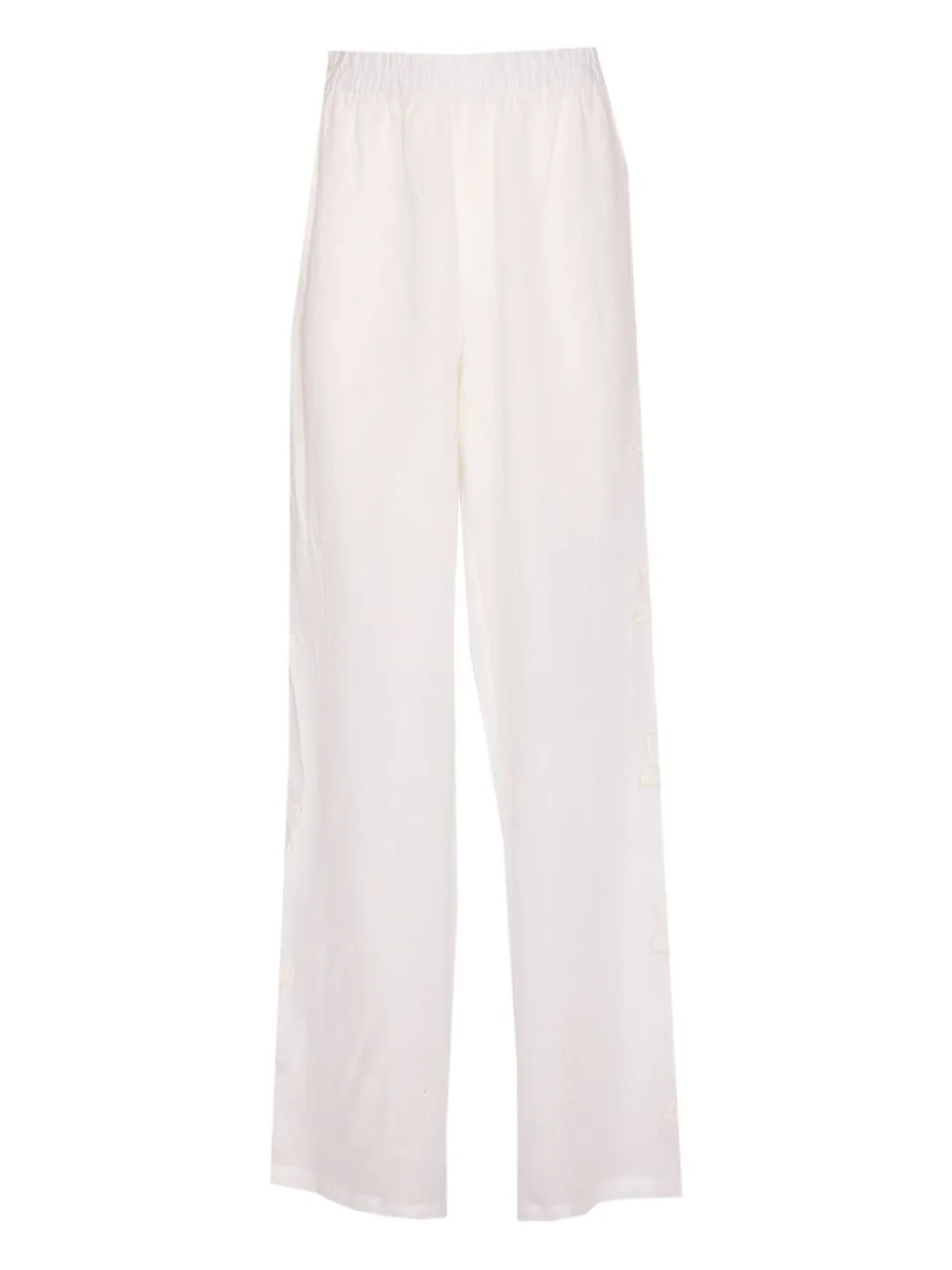 Брюки с вышивкой Maurizio Miri, белый
Брюки с вышивкой Maurizio Miri, белый