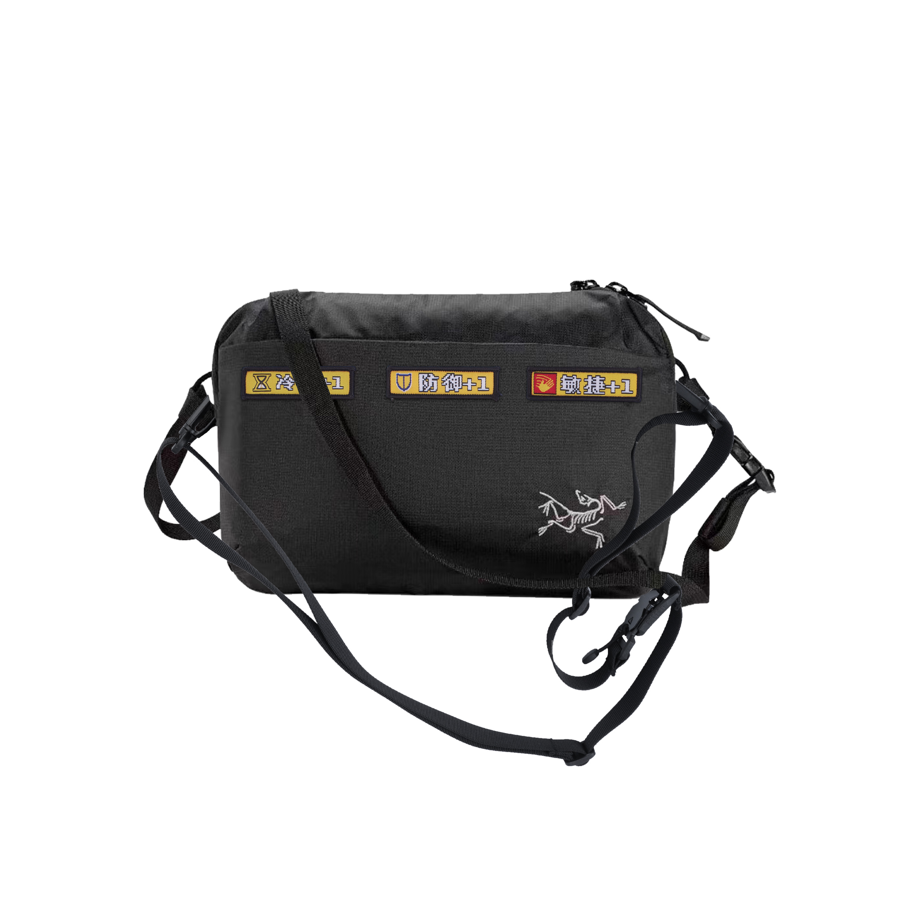 Arcteryx Полиамидная поясная сумка унисекс черная, Dark River
Arcteryx Полиамидная поясная сумка унисекс черная, Dark River