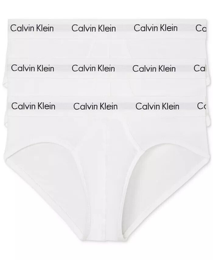 Комплект из 3 пар мужских трусов-стрейч из хлопка Calvin Klein, белый
Комплект из 3 пар мужских трусов-стрейч из хлопка Calvin Klein, белый