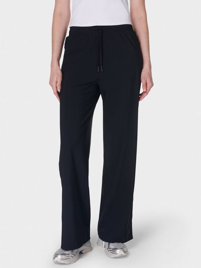 Широкие брюки explorer 30 дюймов Sweaty Betty, черный 
Широкие брюки explorer 30 дюймов Sweaty Betty, черный