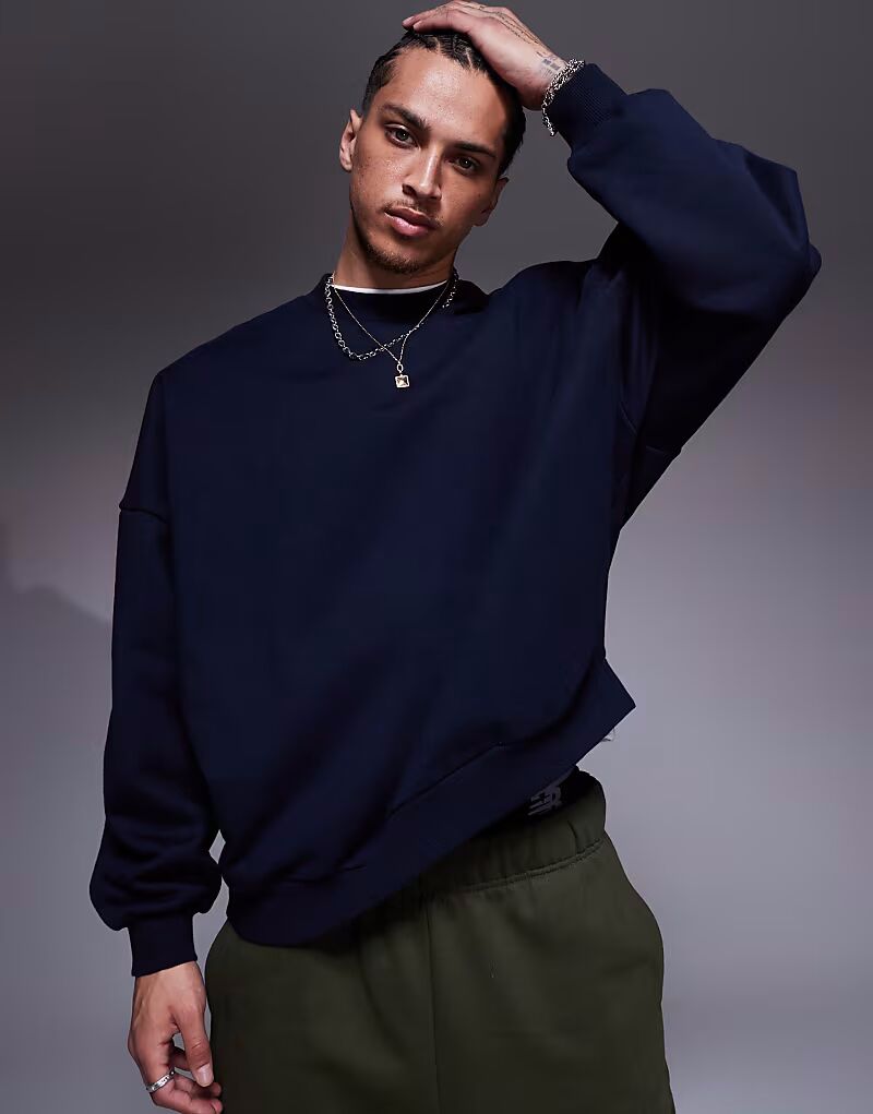 Толстовка ASOS DESIGN премиум-класса из плотной ткани экстремального размера 400 г/м² темно-синего цвета
Толстовка ASOS DESIGN премиум-класса из плотной ткани экстремального размера 400 г/м² темно-синего цвета