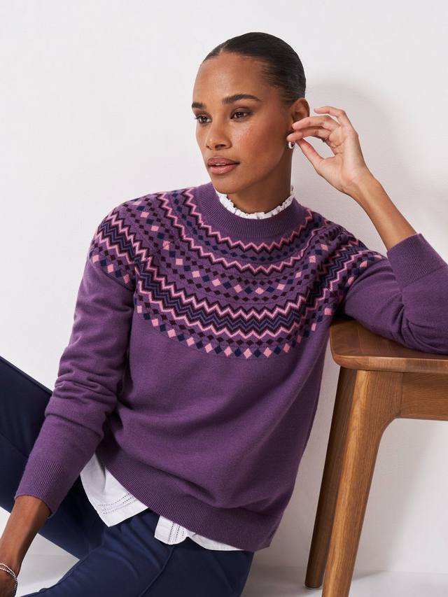 Свитер с воротником-гольф в стиле фейр-айл Crew Clothing, Berry Red
Свитер с воротником-гольф в стиле фейр-айл Crew Clothing, Berry Red