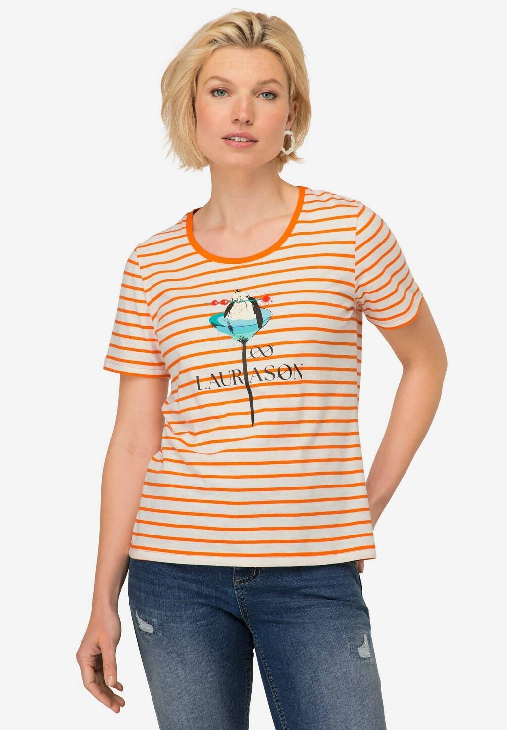 Футболка с принтом LAURASØN, цвет oranje 
Футболка с принтом LAURASØN, цвет oranje