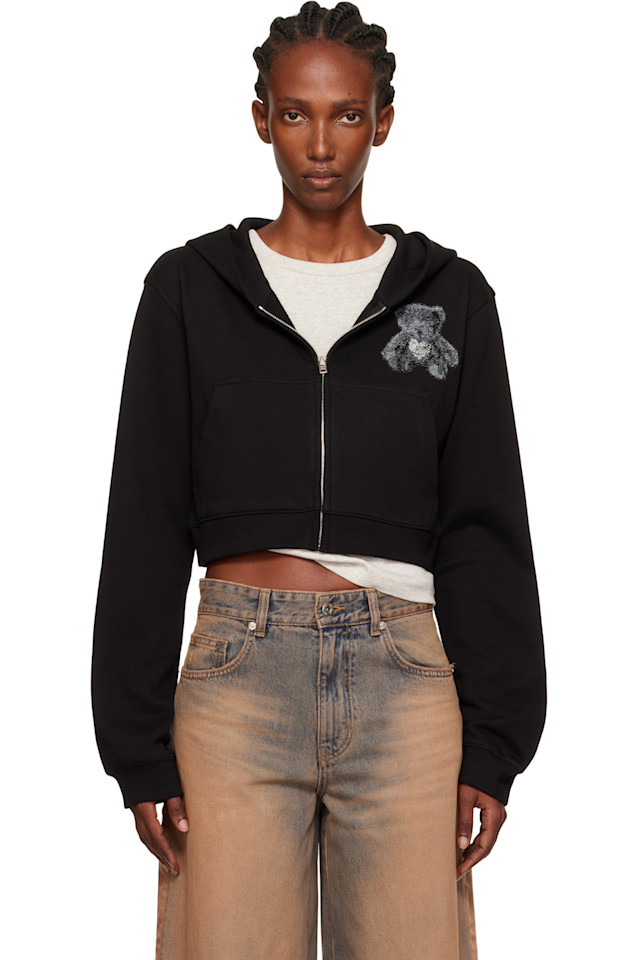 Толстовка с молнией slim-fit в виде плюшевого мишки We11Done, черный
Толстовка с молнией slim-fit в виде плюшевого мишки We11Done, черный