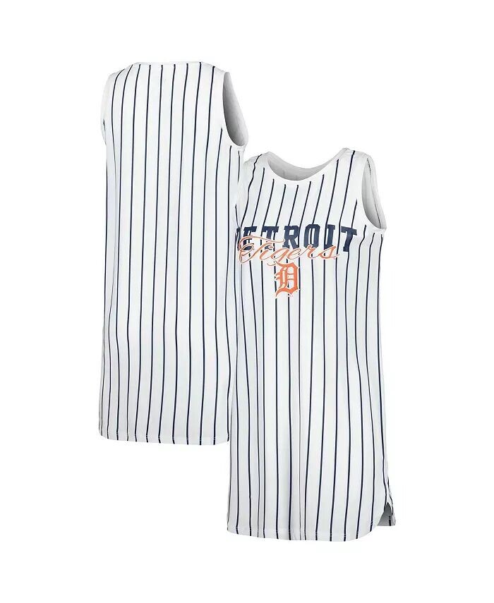 Женская белая ночная рубашка без рукавов в тонкую полоску Detroit Tigers Reel Concepts Sport
Женская белая ночная рубашка без рукавов в тонкую полоску Detroit Tigers Reel Concepts Sport