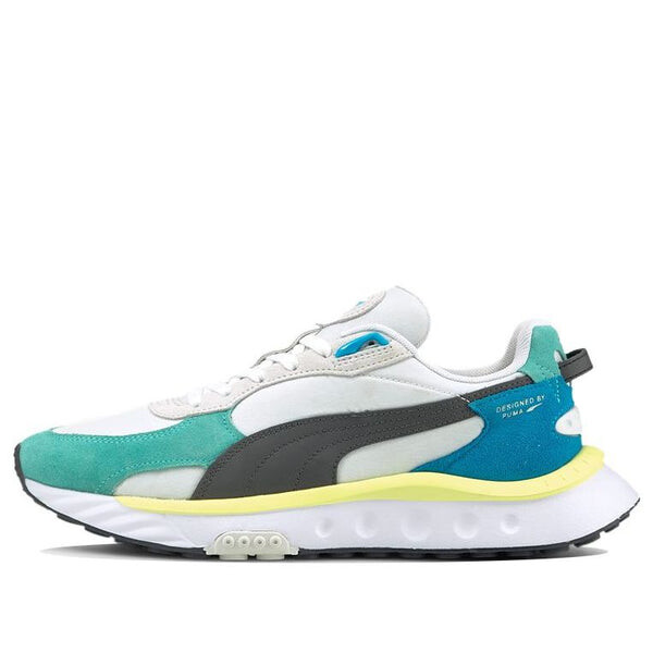 Кроссовки wild rider 'rollin' - elektro aqua' Puma, белый
Кроссовки wild rider 'rollin' - elektro aqua' Puma, белый