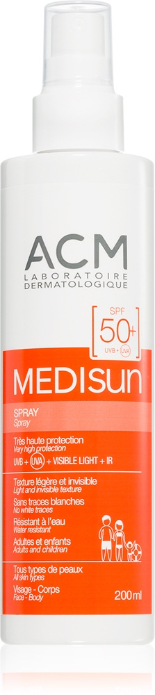 Солнцезащитный спрей Medisun для лица и тела Acm, spf 50+ 200 мл
Солнцезащитный спрей Medisun для лица и тела Acm, spf 50+ 200 мл