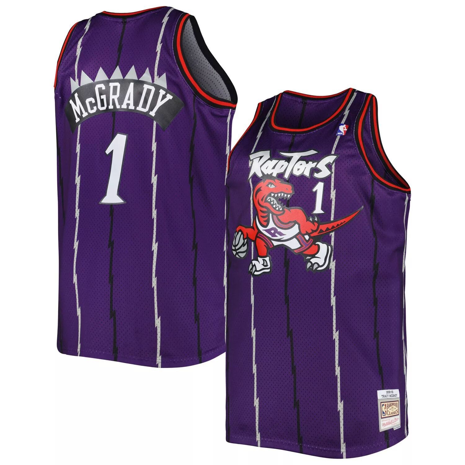 Мужская майка Mitchell & Ness Tracy McGrady Purple Toronto Raptors Big & Tall Hardwood Classics 1998-99 Swingman
Мужская майка Mitchell & Ness Tracy McGrady Purple Toronto Raptors Big & Tall Hardwood Classics 1998-99 Swingman