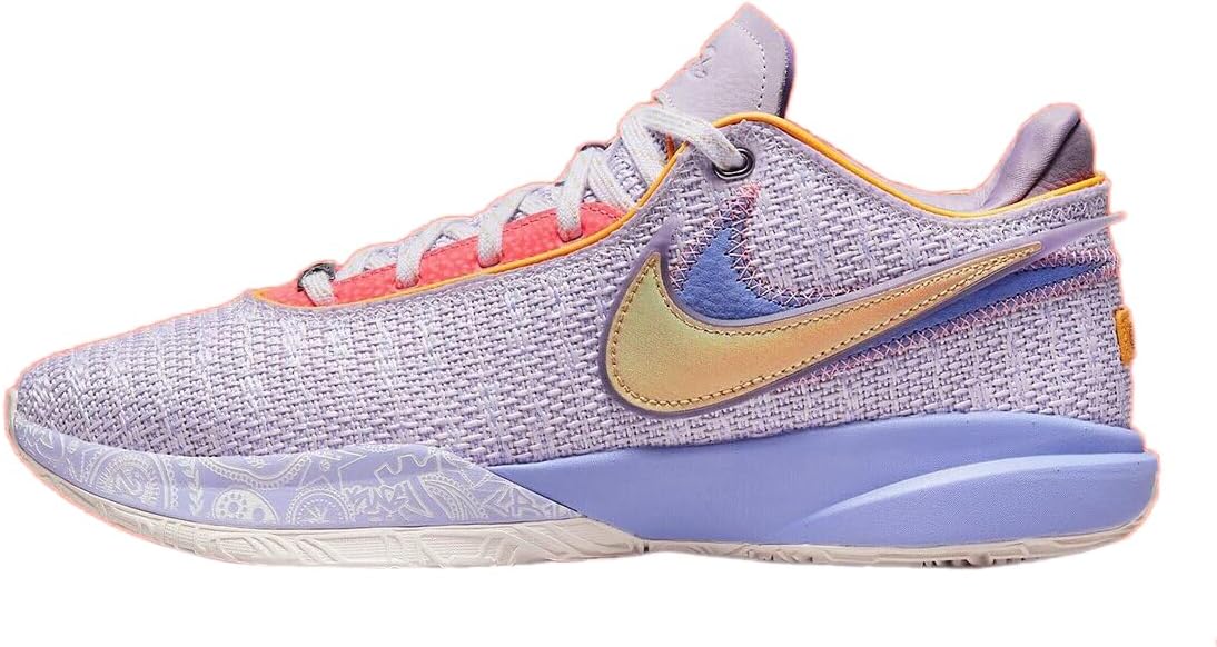 Мужские кроссовки Nike Lebron 20, фиолетовый/золотой
Мужские кроссовки Nike Lebron 20, фиолетовый/золотой