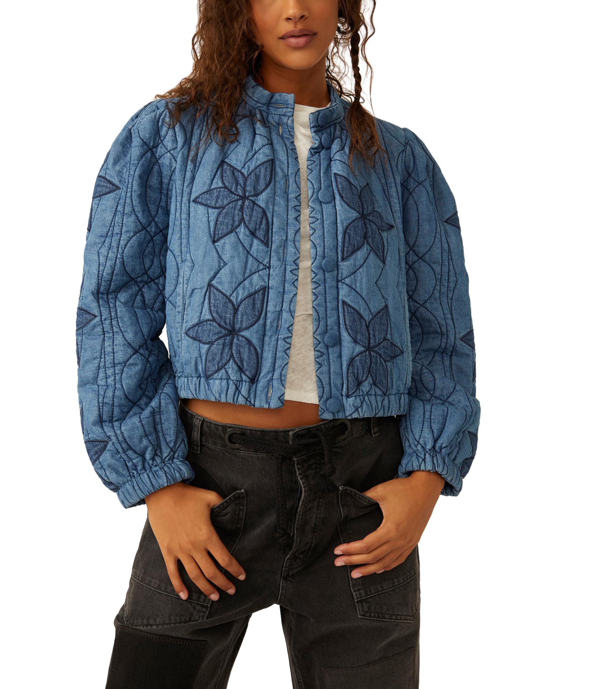 Куртка Free People Quinn Quilted Jacket, Indigo Combo
Куртка Free People Quinn Quilted Jacket, Indigo Combo
