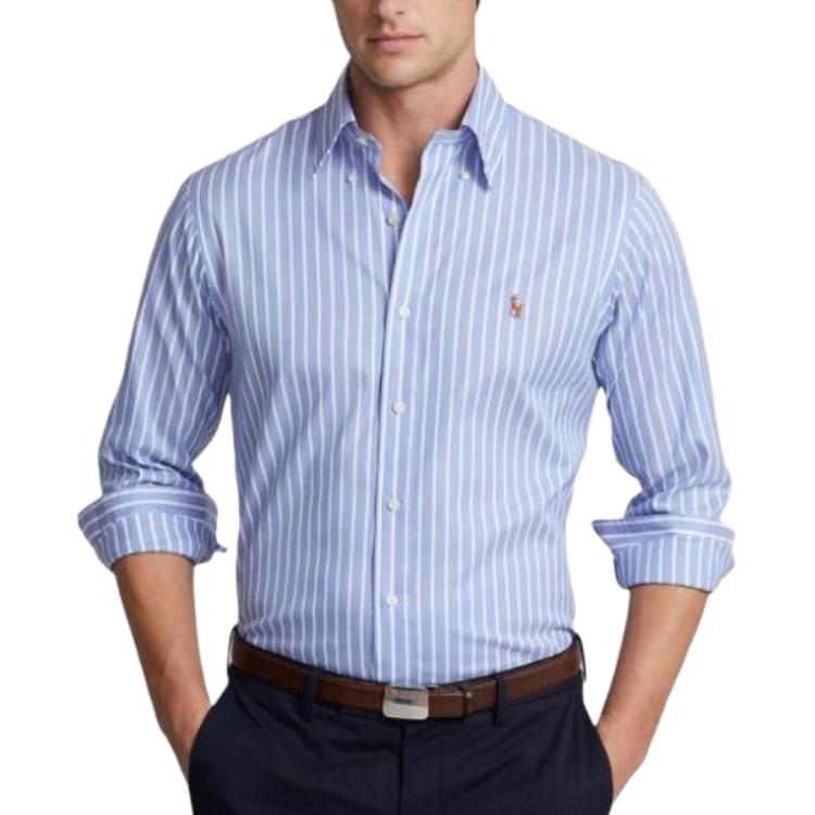 Polo Ralph Lauren Мужская синяя рубашка
Polo Ralph Lauren Мужская синяя рубашка