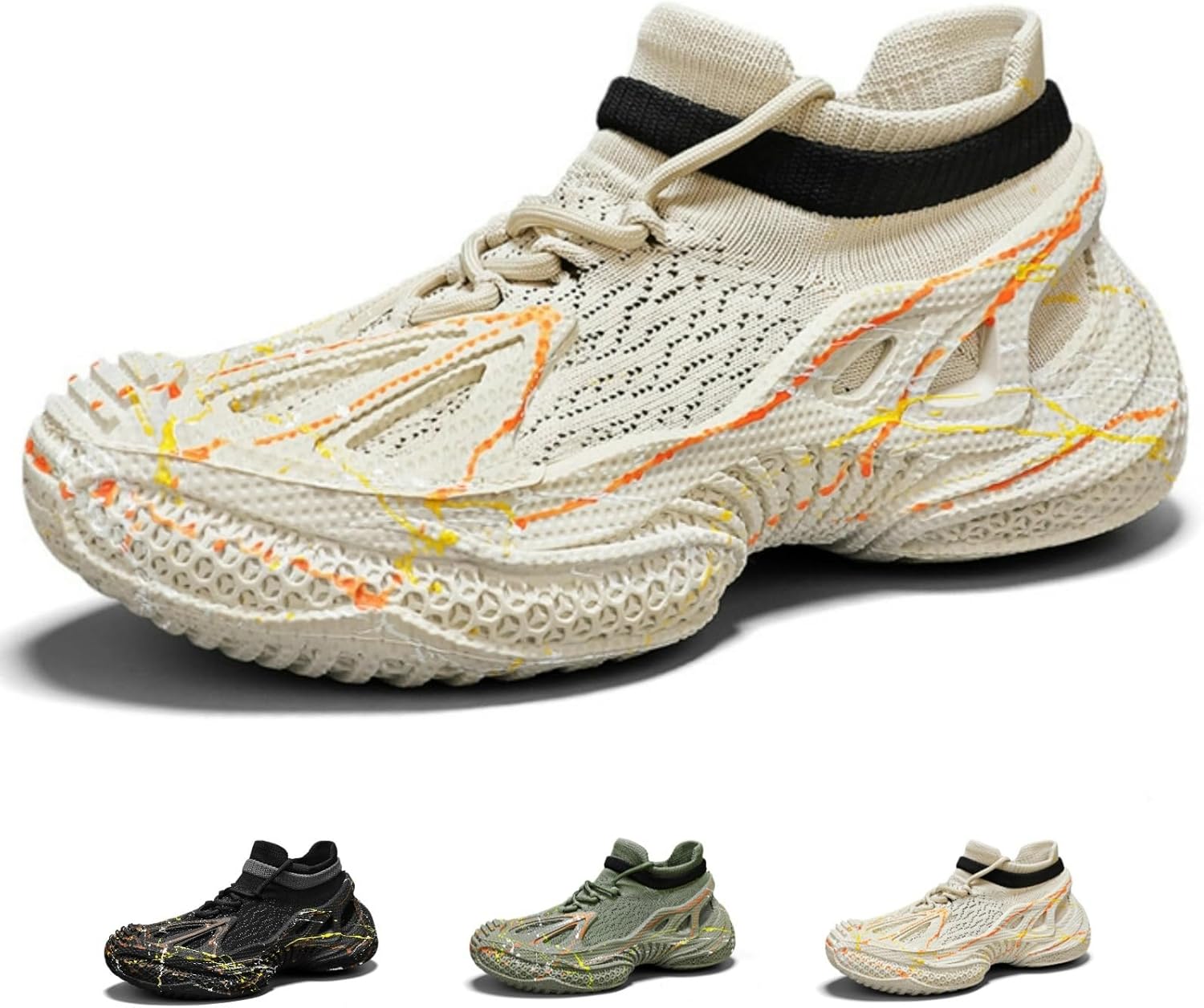 Мужские кроссовки с сеткой и подсветкой, модная сетчатая верхняя часть, дышащие, светящиеся в темноте, для бега и повседневной ходьбы Macefil
Мужские кроссовки с сеткой и подсветкой, модная сетчатая верхняя часть, дышащие, светящиеся в темноте, для бега и повседневной ходьбы Macefil