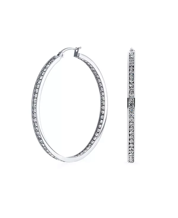 Серьги-Кольца с круглыми каналами, серебряные, золотистого оттенка, черные, нержавеющая сталь, диаметр 2 дюйма Bling Jewelry, silver
Серьги-Кольца с круглыми каналами, серебряные, золотистого оттенка, черные, нержавеющая сталь, диаметр 2 дюйма Bling Jewelry, silver