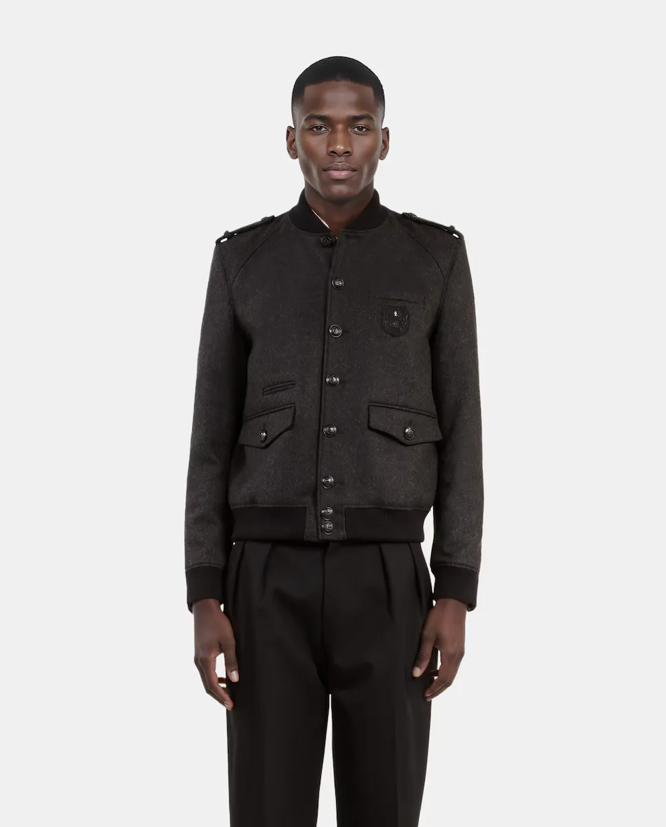 Мужская прямая куртка-тедди с элегантными деталями The Kooples, серый
Мужская прямая куртка-тедди с элегантными деталями The Kooples, серый