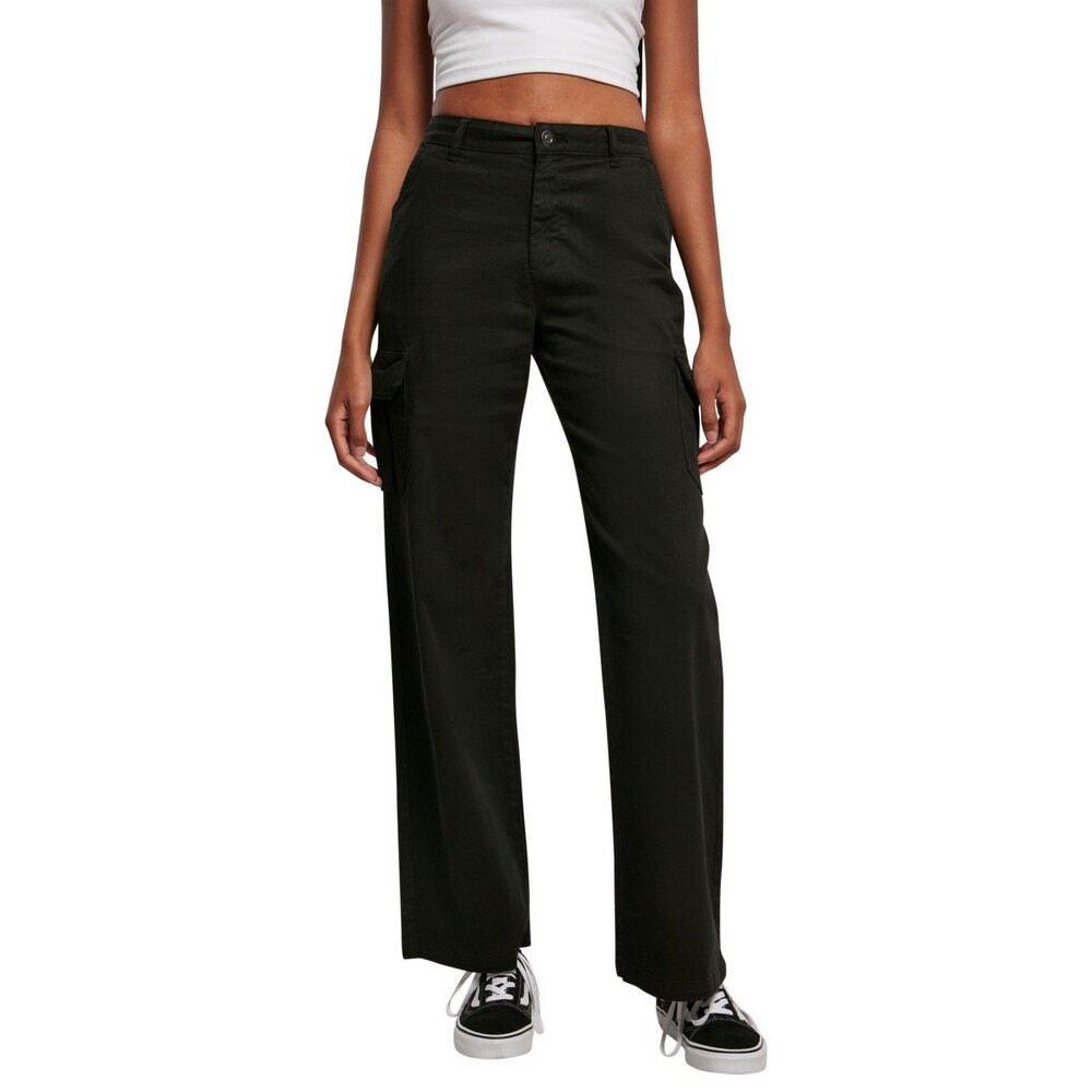 Брюки Urban Classics Straight high waist cargo, черный
Брюки Urban Classics Straight high waist cargo, черный