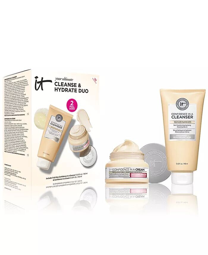 2 шт. Набор для очищения и увлажнения It Cosmetics
2 шт. Набор для очищения и увлажнения It Cosmetics