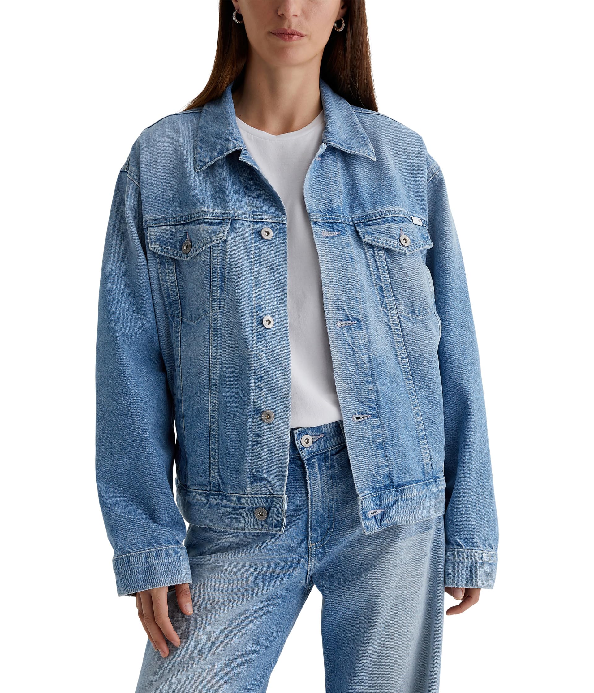 Куртка AG Jeans Ramie Oversized Trucker Jacket, цвет Siren, Синий, Куртка AG Jeans Ramie Oversized Trucker Jacket, цвет Siren
Куртка AG Jeans Ramie Oversized Trucker Jacket, цвет Siren, Синий, Куртка AG Jeans Ramie Oversized Trucker Jacket, цвет Siren
