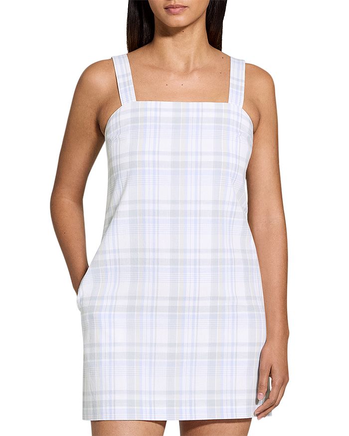 Чёрное мини-платье с квадратным вырезом Theory, синий
Чёрное мини-платье с квадратным вырезом Theory, синий