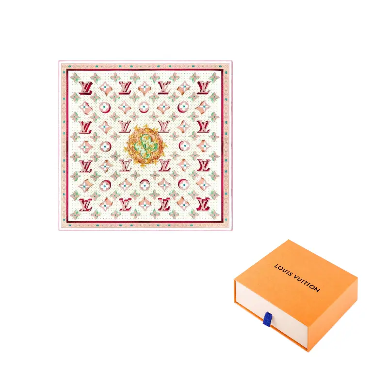 LOUIS VUITTON Шёлковый шарф женский белый, White
LOUIS VUITTON Шёлковый шарф женский белый, White