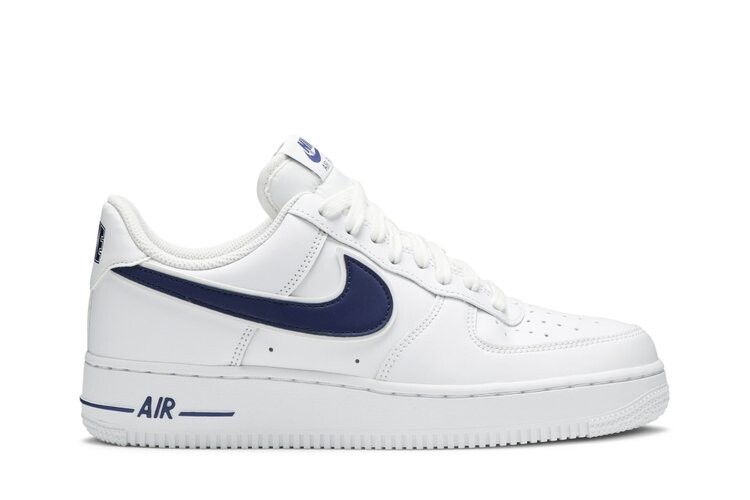 Кроссовки Nike Air Force 1 '07 3 'White Deep Royal', белый
Кроссовки Nike Air Force 1 '07 3 'White Deep Royal', белый