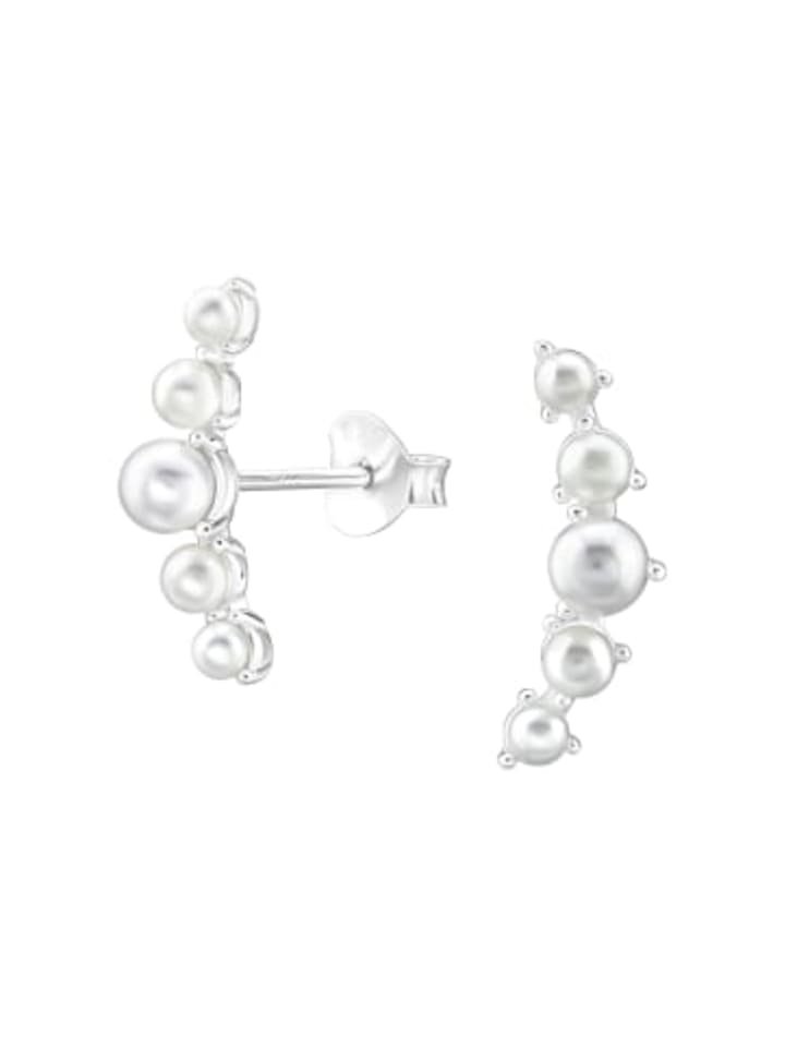 Alexander York Серьги-гвоздики, ряд жемчуга в оправе из серебра 925 пробы, комплект из 2 штук
Alexander York Серьги-гвоздики, ряд жемчуга в оправе из серебра 925 пробы, комплект из 2 штук