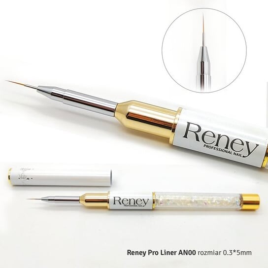 Кисть для декора AN00, 0,3х5 мм Reney, Pro Liner
Кисть для декора AN00, 0,3х5 мм Reney, Pro Liner
