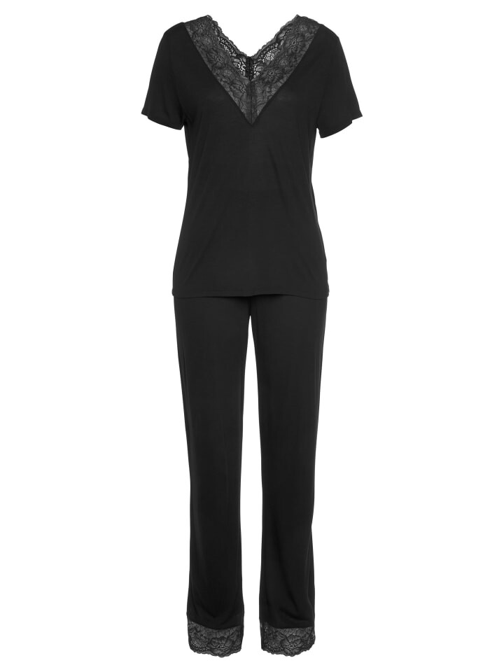 Пижама LASCANA, черный
Пижама LASCANA, черный