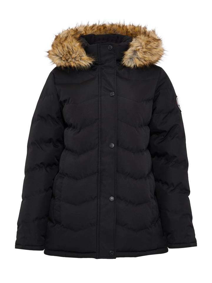 Стеганая куртка Threadbare, черный
Стеганая куртка Threadbare, черный