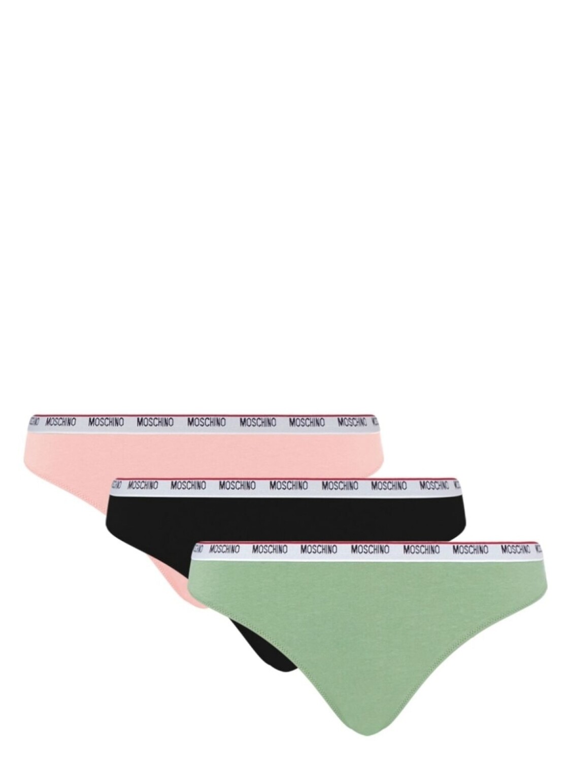 Moschino комплект из трех трусов-брифов с логотипом, розовый
Moschino комплект из трех трусов-брифов с логотипом, розовый