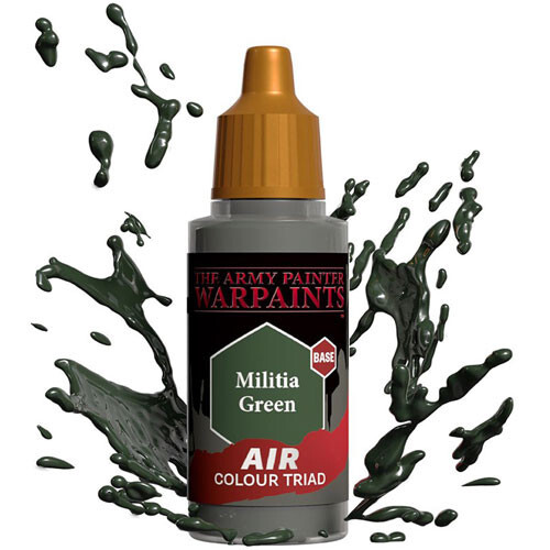 Аксессуары Army Painter Warpaint Air: Militia Green (18ml)
Аксессуары Army Painter Warpaint Air: Militia Green (18ml)