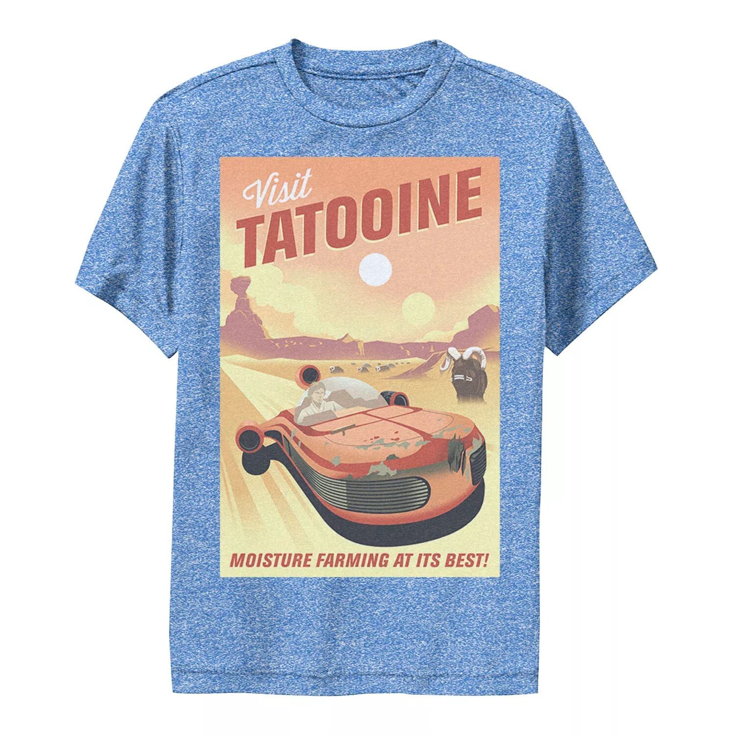 Футболка с мультяшным туристическим плакатом для мальчиков 8–20 лет «Звездные войны на Татуине» Licensed Character
Футболка с мультяшным туристическим плакатом для мальчиков 8–20 лет «Звездные войны на Татуине» Licensed Character