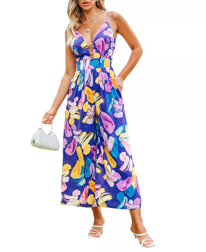 Женский комбинезон с цветочным принтом Cupshe, синий
Женский комбинезон с цветочным принтом Cupshe, синий