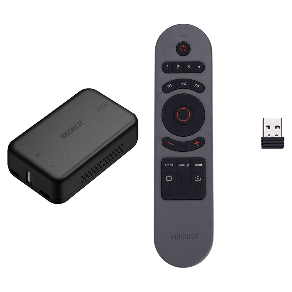 OBSBOT Smart Remote Controller with USB-A Dongle & C.B.3.00028
OBSBOT Smart Remote Controller with USB-A Dongle & C.B.3.00028