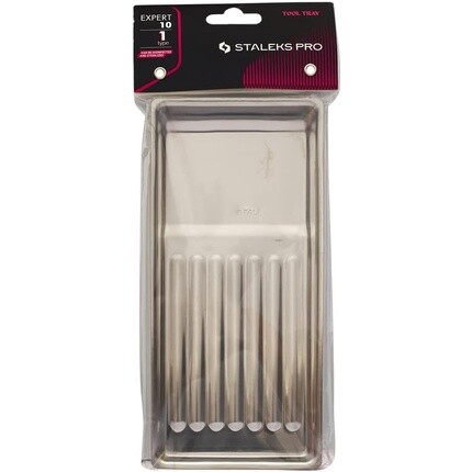 Лоток для инструментов Expert 10 Type 1 из нержавеющей стали 195x90x19 Staleks Pro
Лоток для инструментов Expert 10 Type 1 из нержавеющей стали 195x90x19 Staleks Pro