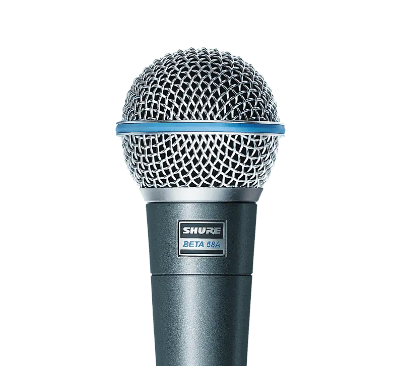 Микрофон Shure BETA 58A Handheld Supercardioid Dynamic Microphone
Микрофон Shure BETA 58A Handheld Supercardioid Dynamic Microphone