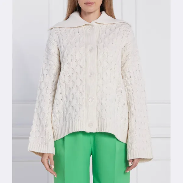 Шерстяной кардиган свободного кроя Samsøe Samsøe, бежевый
Шерстяной кардиган свободного кроя Samsøe Samsøe, бежевый