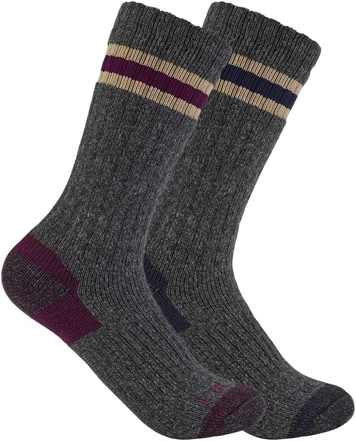 Carhartt Women's SB9802W женские носки Midweight Camp Boot, 2 пары, Assorted 1 Grey
Carhartt Women's SB9802W женские носки Midweight Camp Boot, 2 пары, Assorted 1 Grey