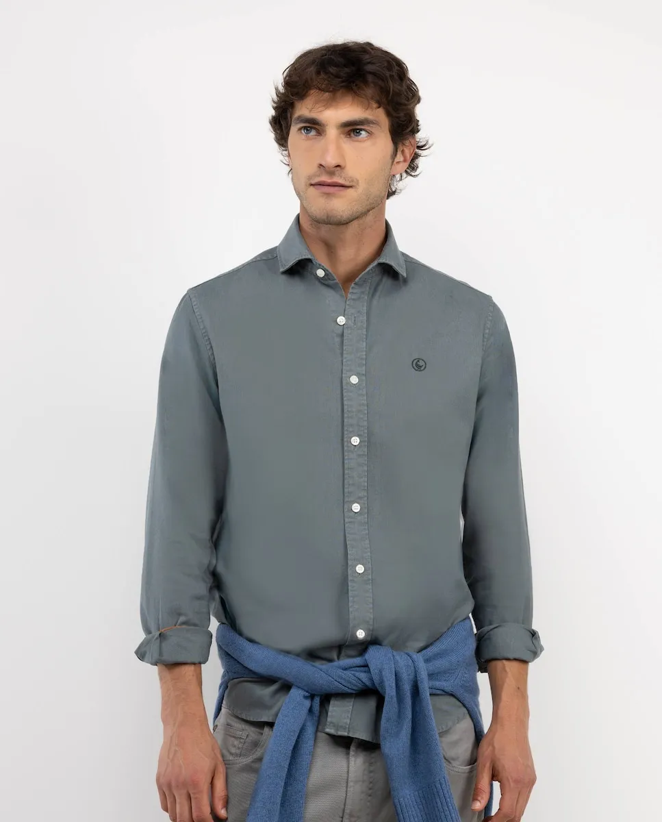 Мужская рубашка из хлопка и льна El Ganso, зеленый
Мужская рубашка из хлопка и льна El Ganso, зеленый