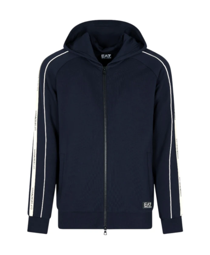 Толстовка с капюшоном из серии Logo с застежкой-молнией по всей длине, изготовленная из смесовой хлопковой ткани. Emporio Armani Ea7, синий
Толстовка с капюшоном из серии Logo с застежкой-молнией по всей длине, изготовленная из смесовой хлопковой ткани. Emporio Armani Ea7, синий