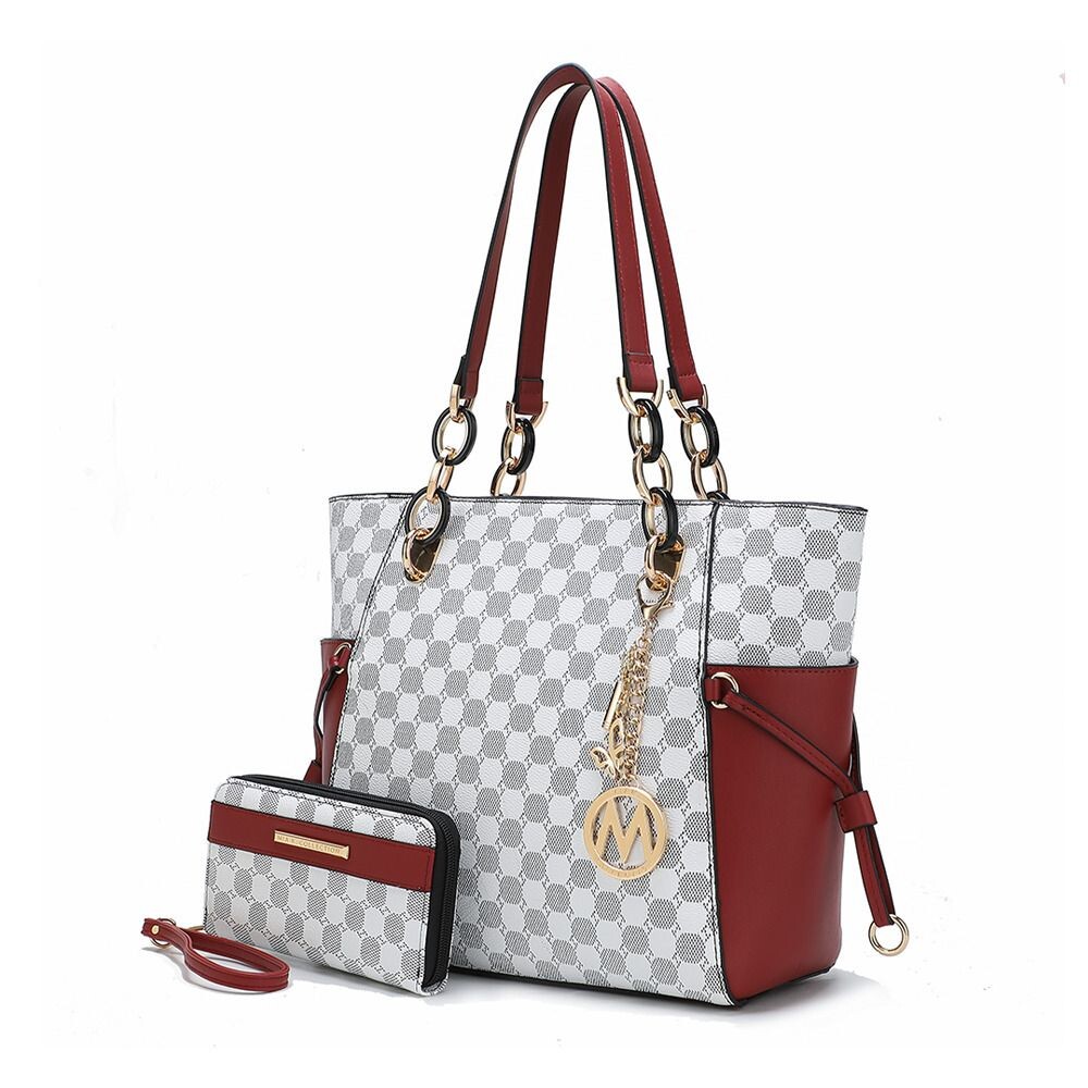 MKF Collection Xenia Сумка-тоут с круглым принтом и кошельком от Mia K — 2 шт. MKF Collection, красный
MKF Collection Xenia Сумка-тоут с круглым принтом и кошельком от Mia K — 2 шт. MKF Collection, красный