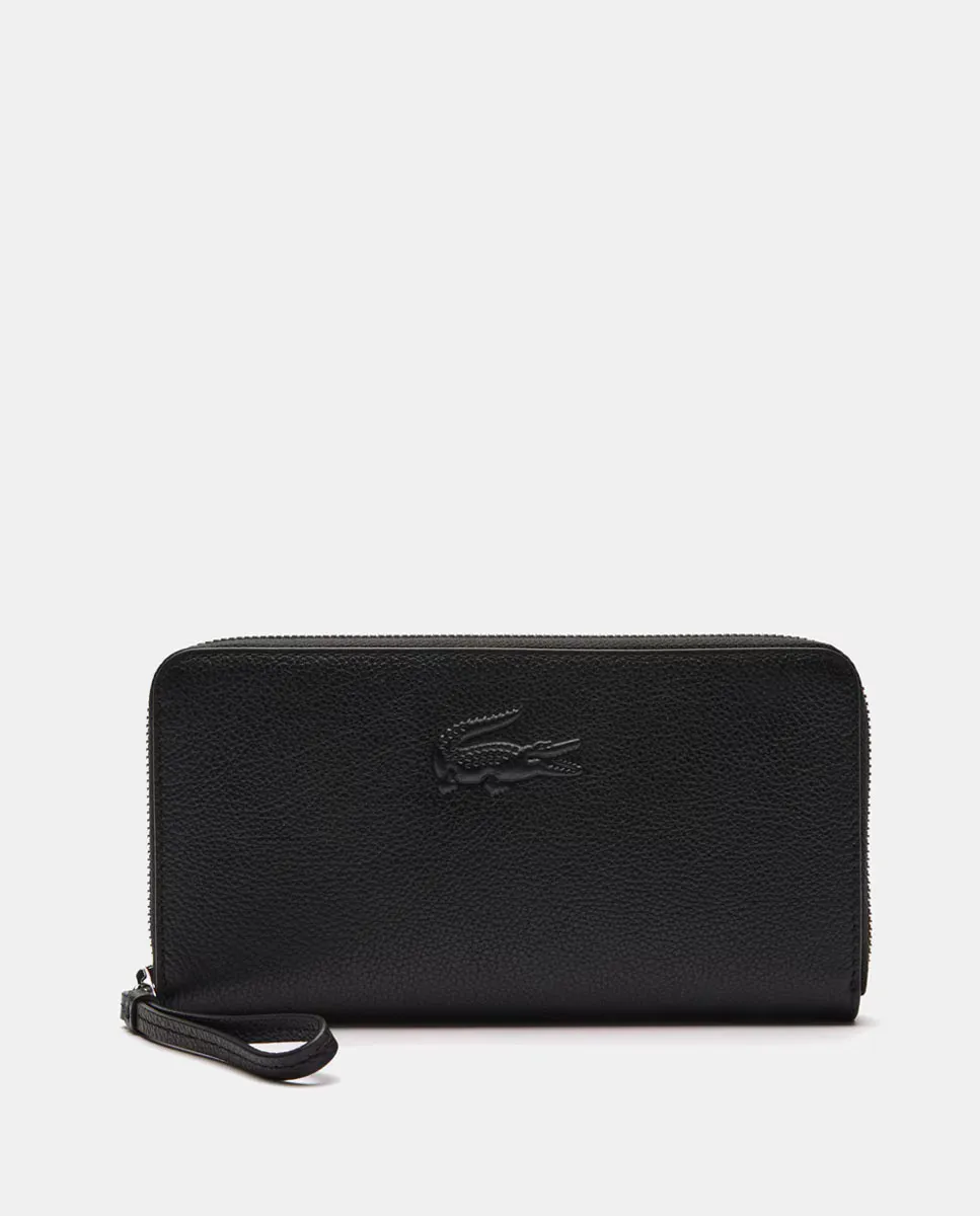 Большой кожаный кошелек City Court Lacoste, черный
Большой кожаный кошелек City Court Lacoste, черный